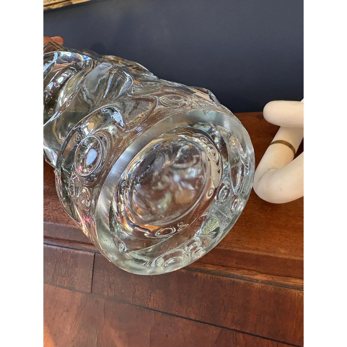 Abstract Glass Vase by Frantisek Peceny for Sklo Union, Czech Rep. 1970s