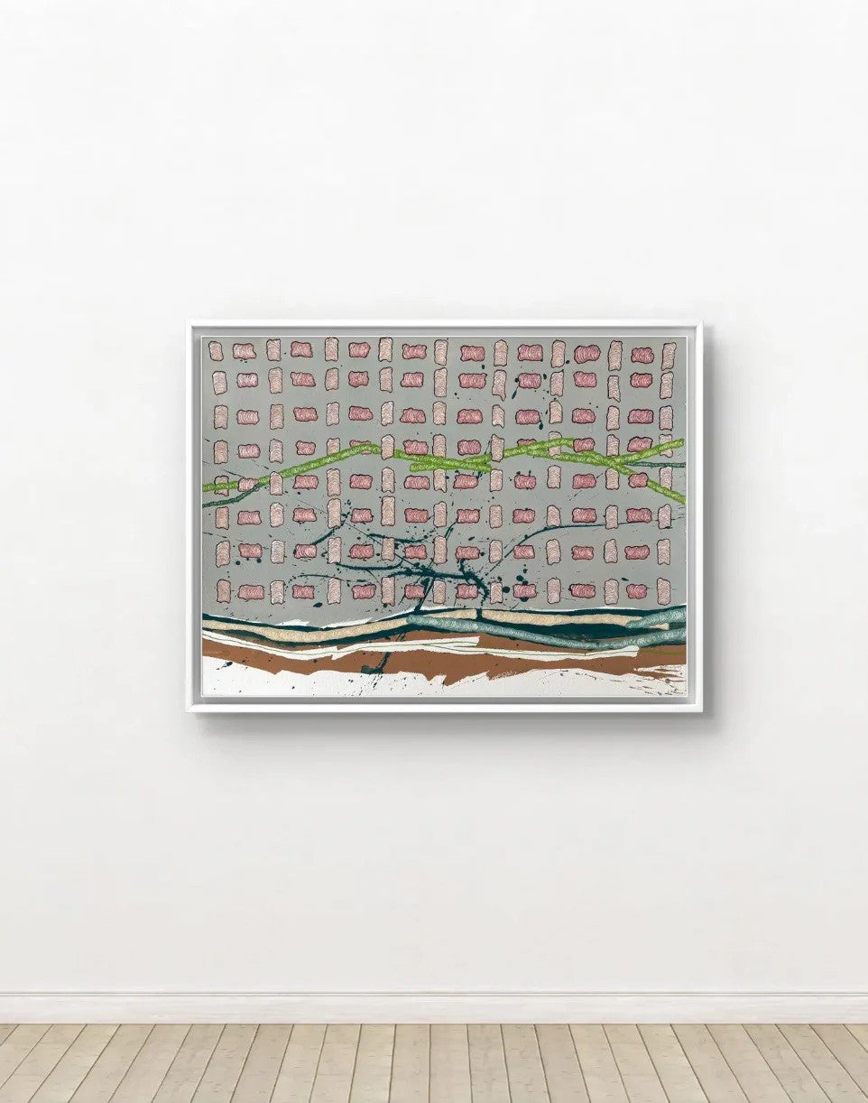 Barbara Beck 2009 Pintura abstracta en acuarela sobre papel