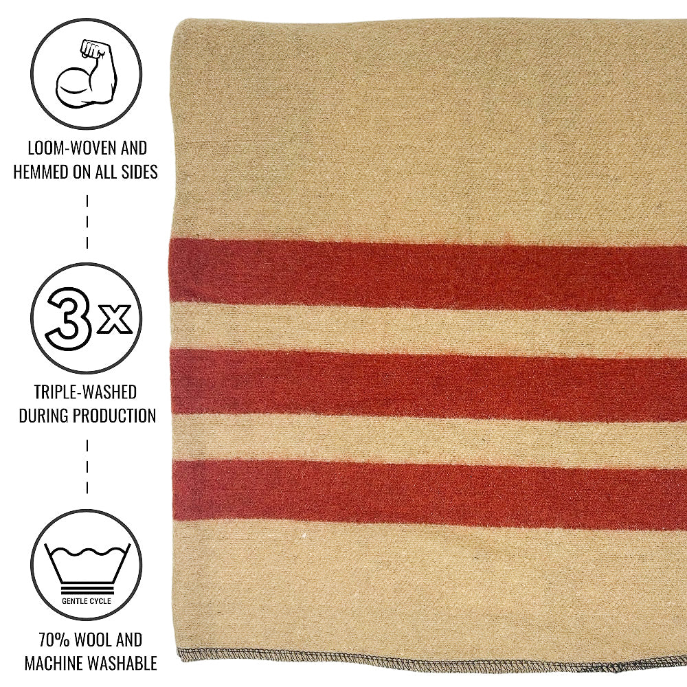 Catskills Wool Blanket - Dry Falls