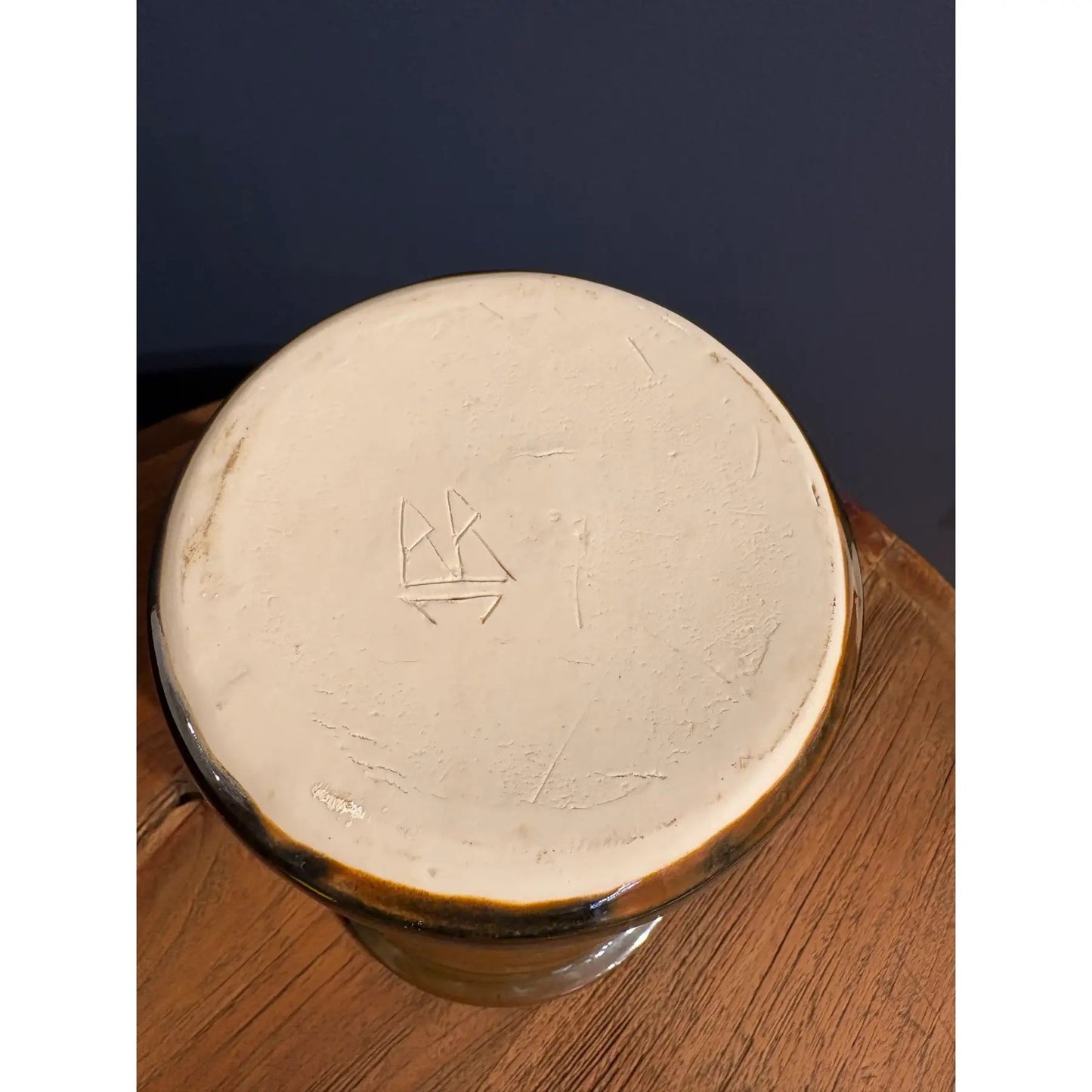 Barbara Beck Handmade Clay Vase - Initialed