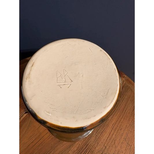 Barbara Beck Handmade Clay Vase - Initialed