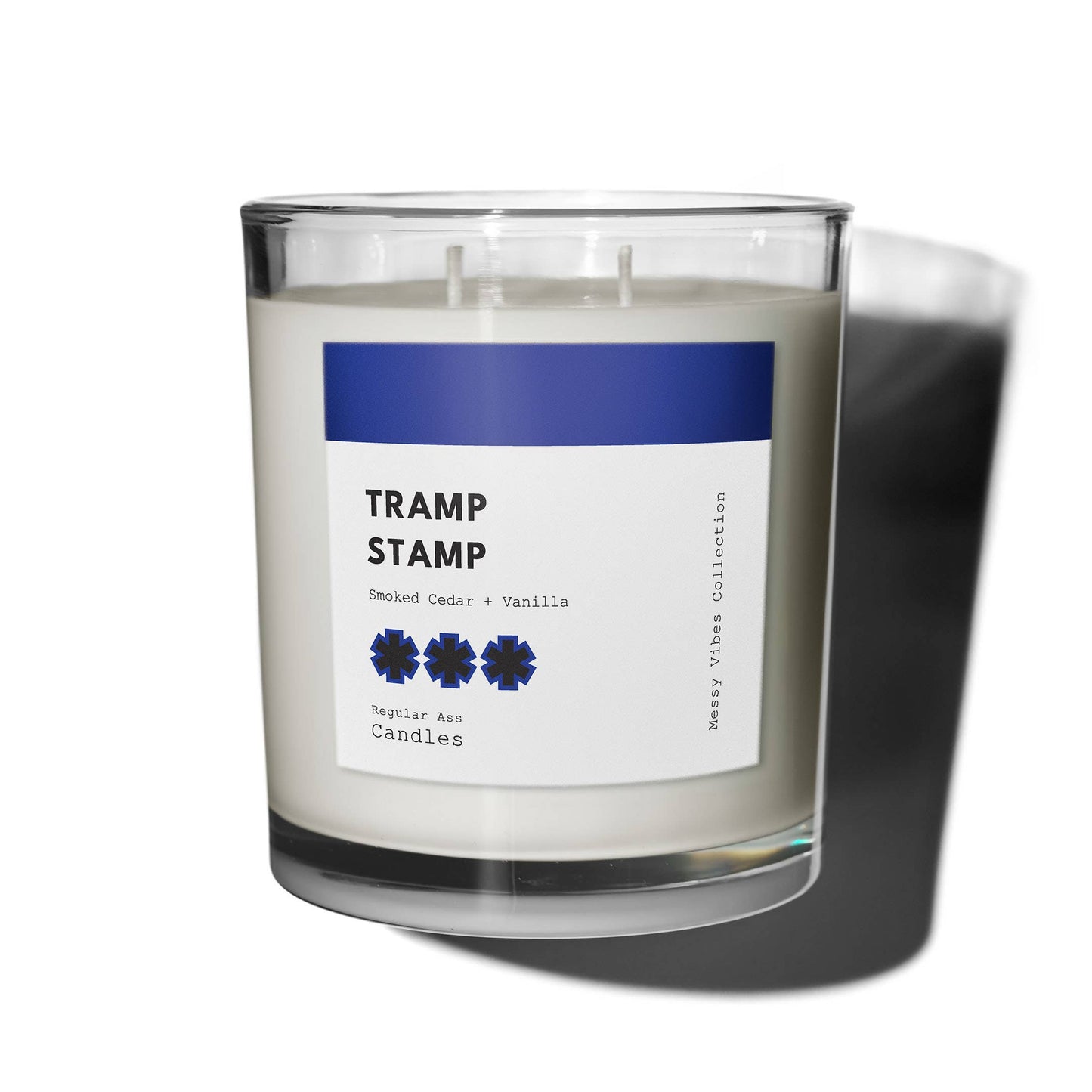 Regular Ass Candles - Tramp Stamp, Smoked Cedar + Vanilla 11oz Luxury Candle