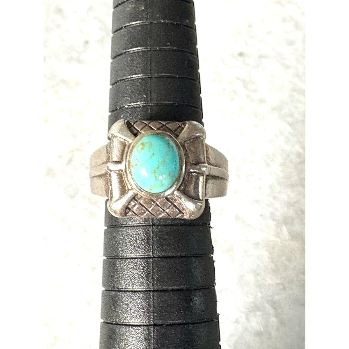 Vintage Sterling Silver and Turquoise Ring