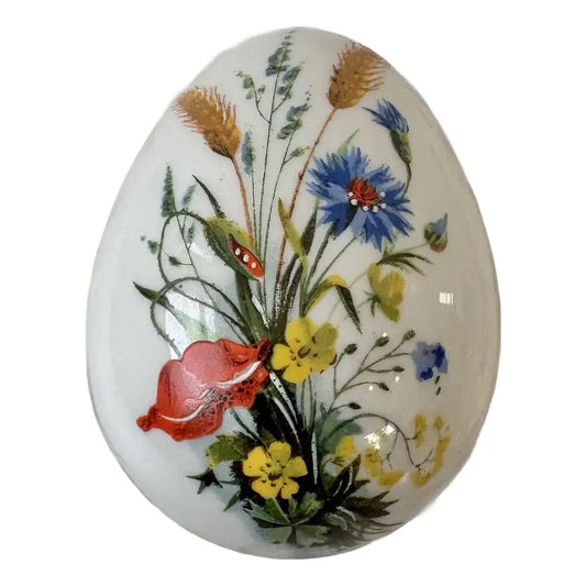 Limoges Francia Joyero o Cofre de Porcelana Pintado a Mano