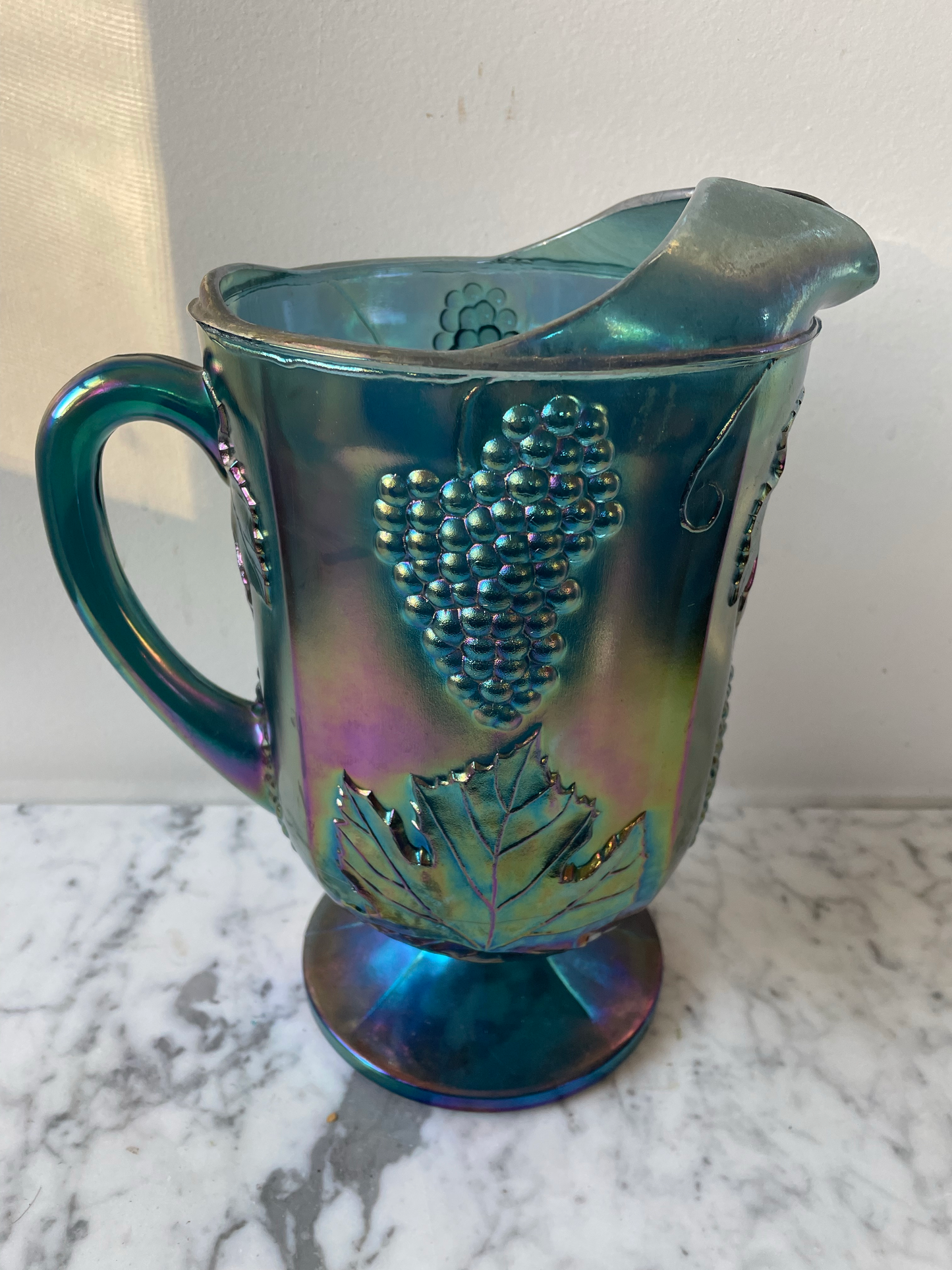 Vintage Indiana Carnival Glass Pitcher