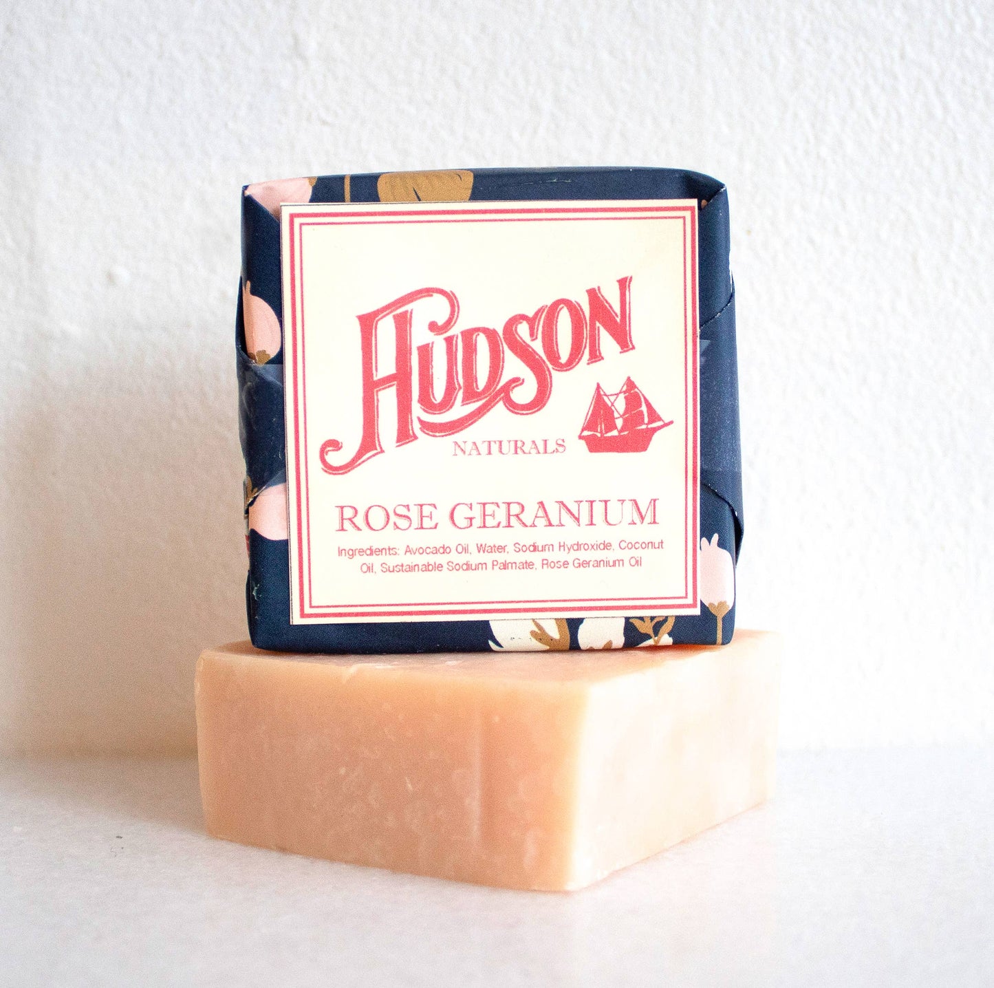 Hudson Naturals - Jabón de geranio rosado