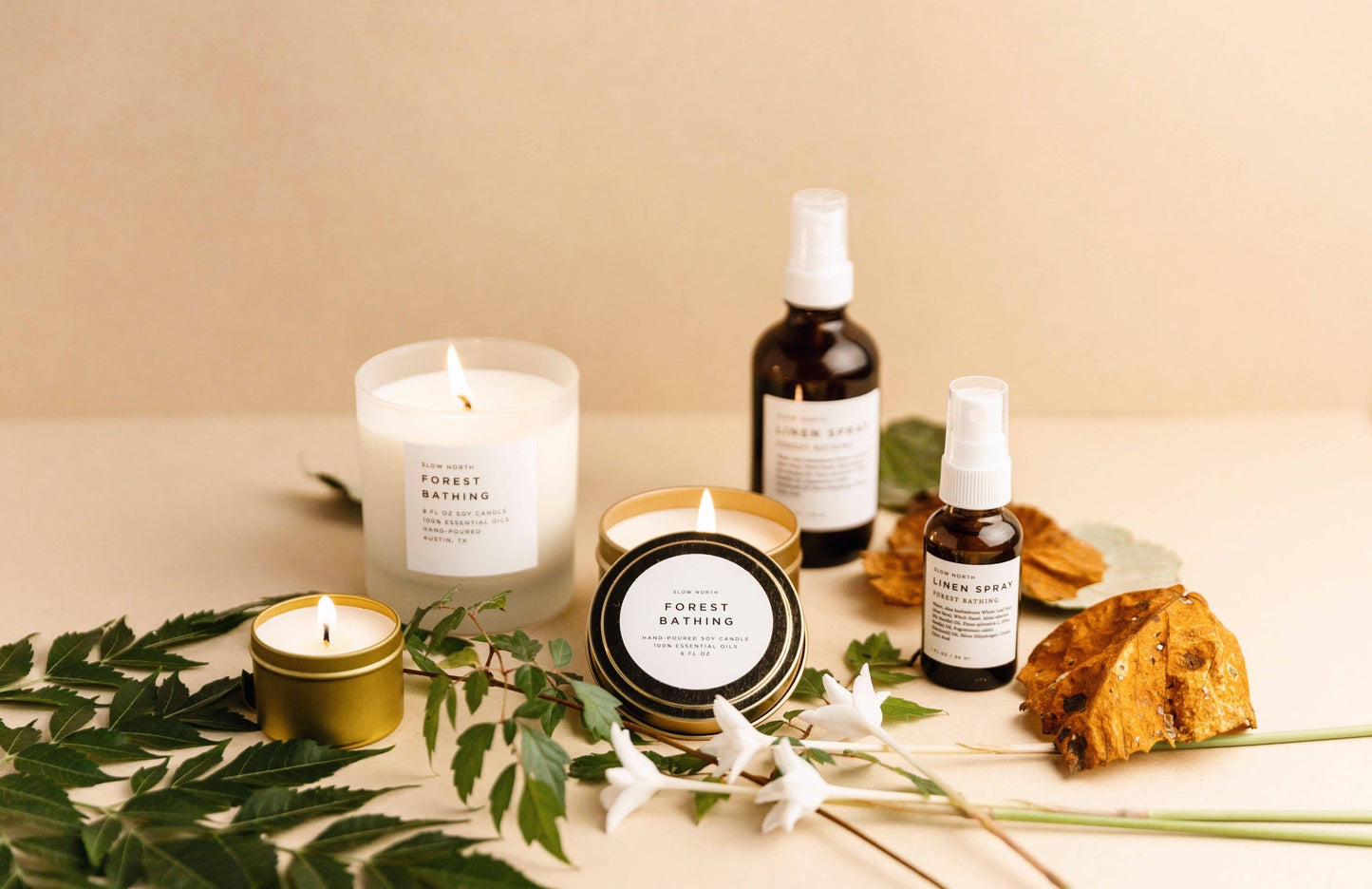 Vela esmerilada "Baño de bosque"