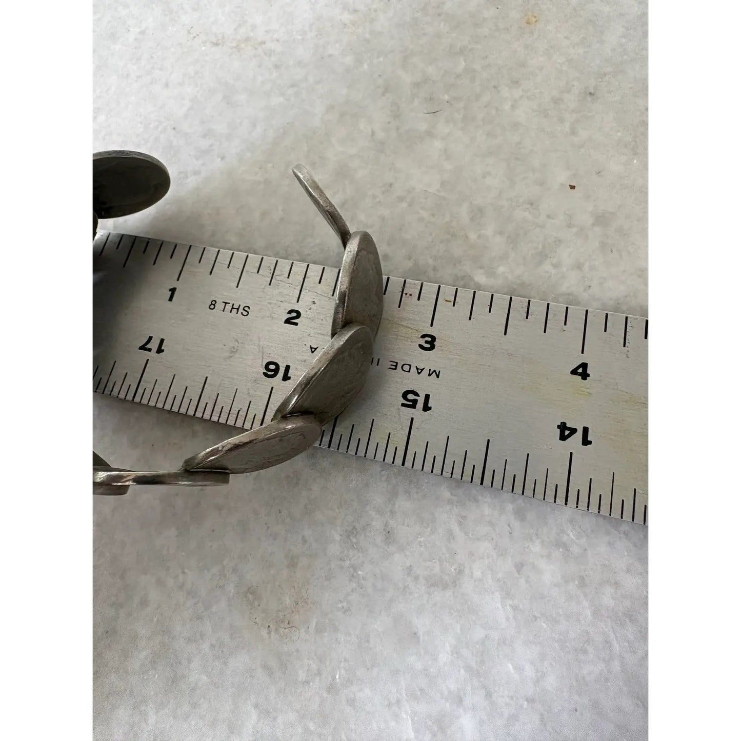 Vintage Buffalo Nickel Coin Cuff Bracelet