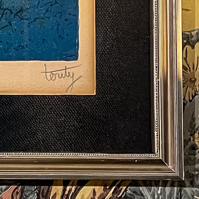 Original Touty Waterlily Lithograph