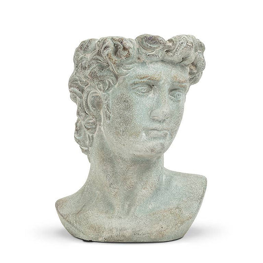 Abbott - Male Head Planter-9" H