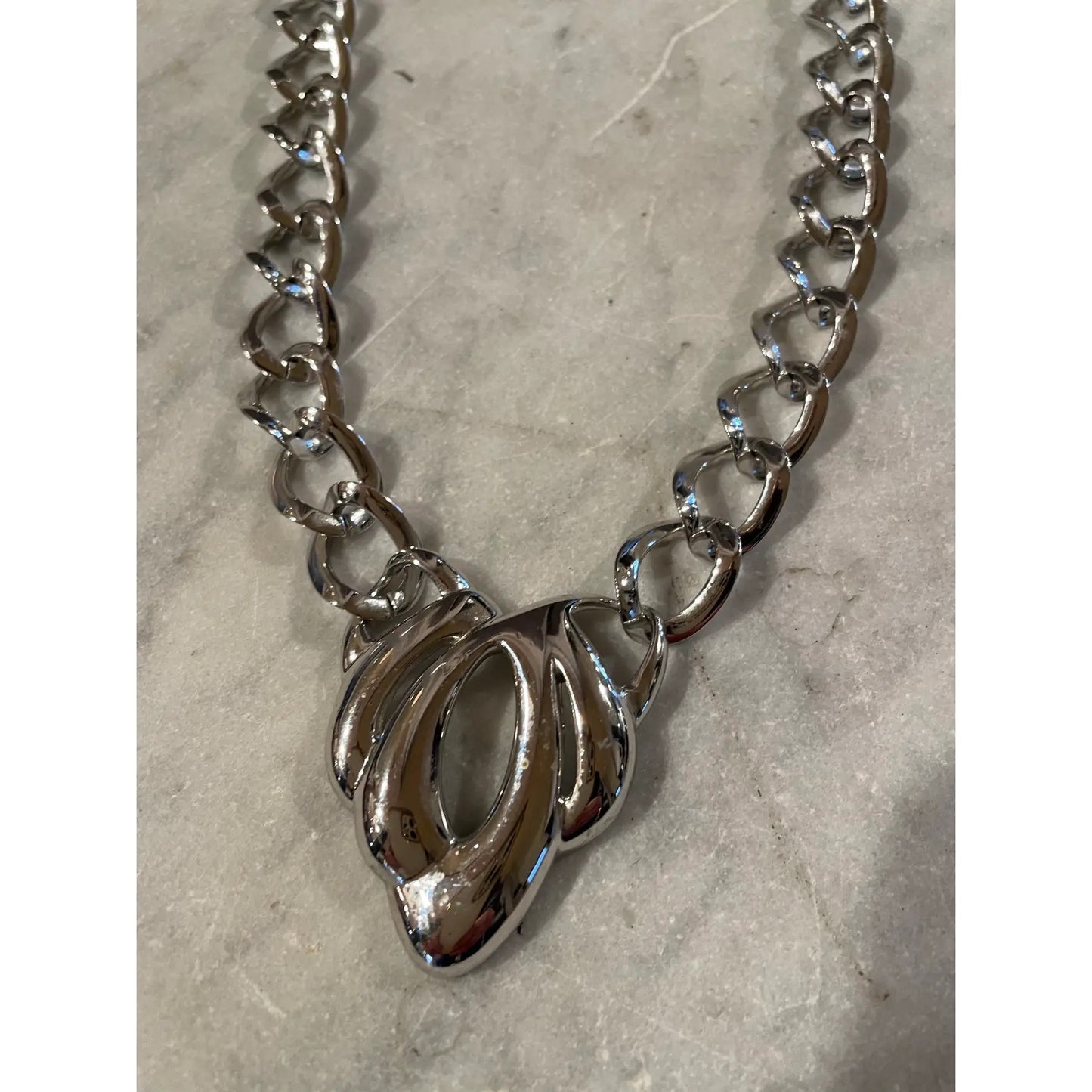 Vintage Napier Chain Pendant Necklace