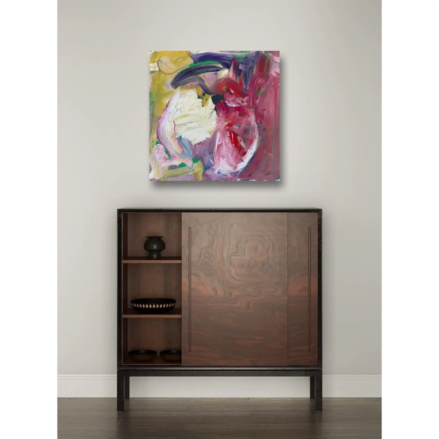 Matthew Izzo Abstract Oil Painting on Canvas, Titled 90s Trance
