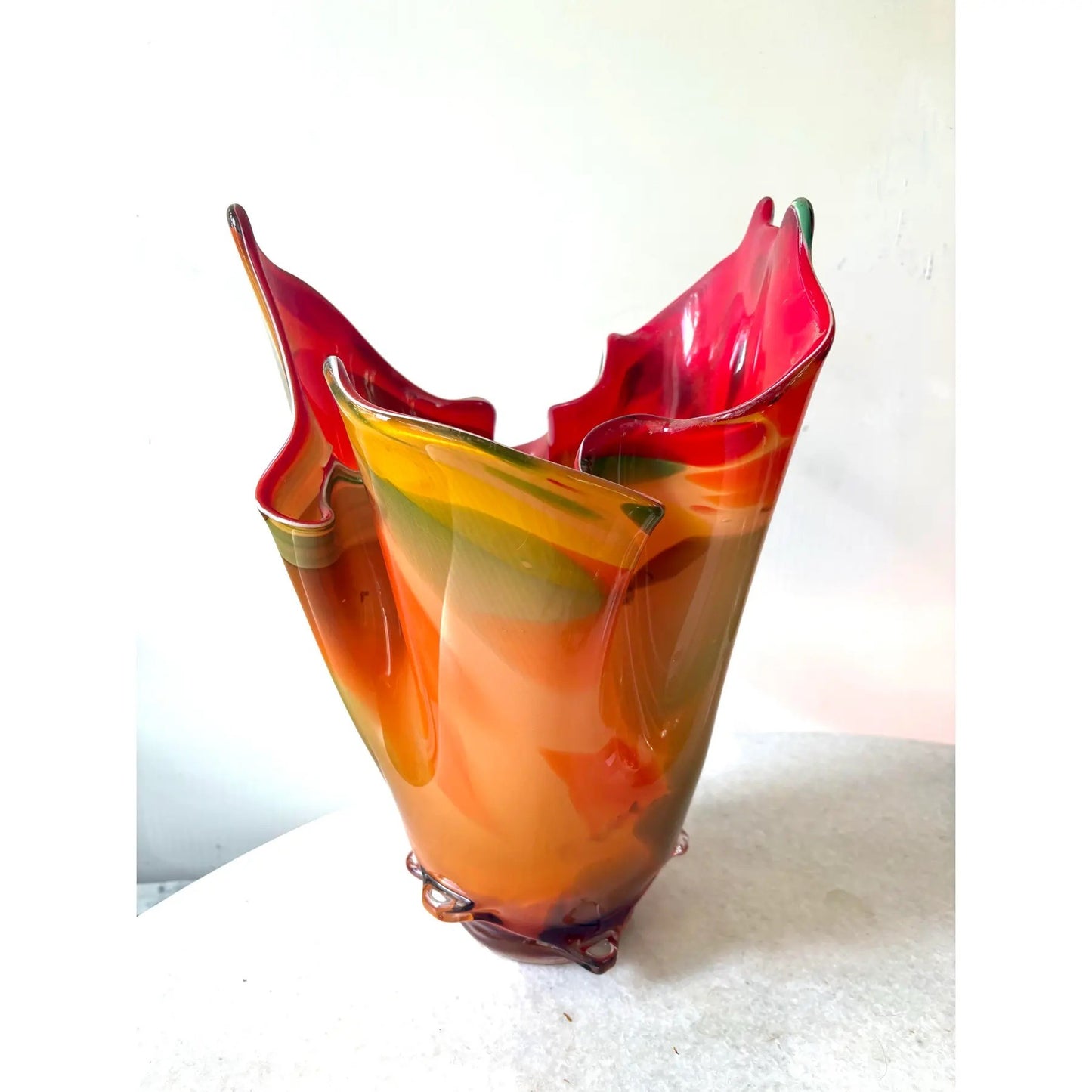 Mid-Century Modern Color, Colorful Murano Art Glass Sculpture
