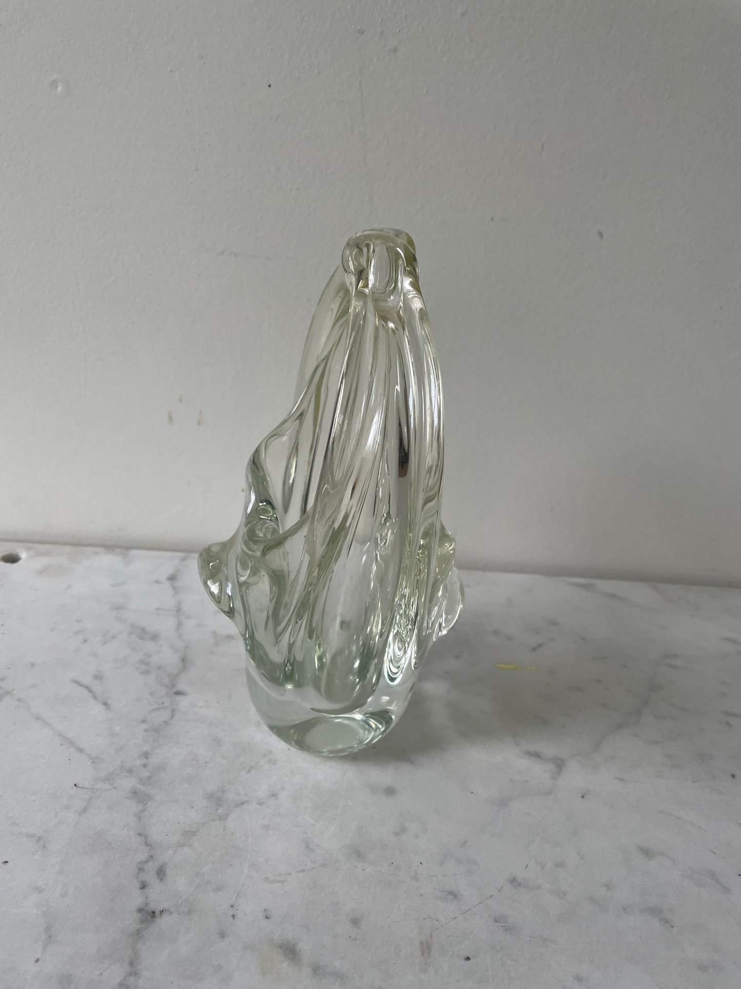 Cenicero de cristal de Murano vintage de mediados de siglo