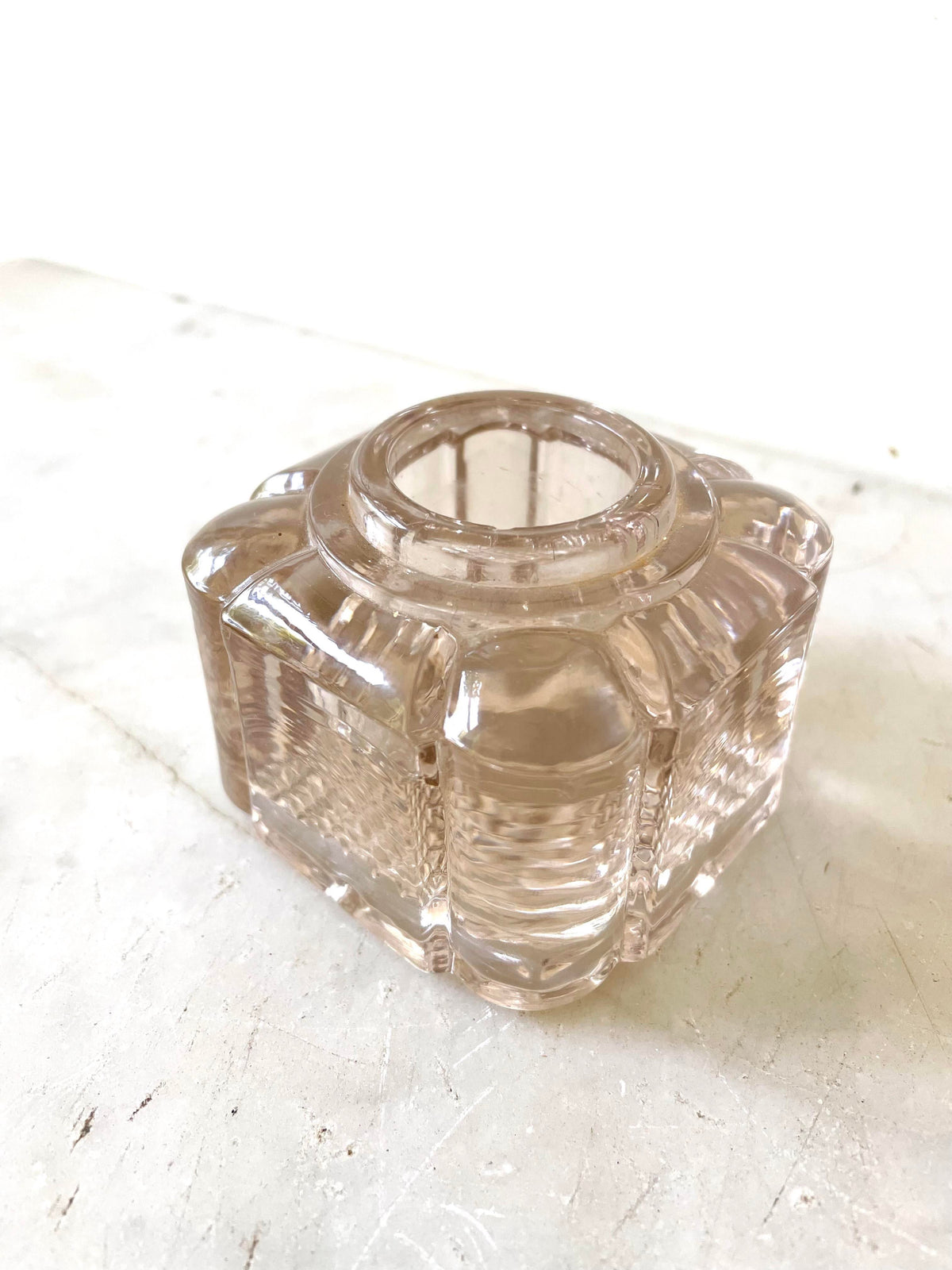 Late 19th Century Inkwell Glass Holder