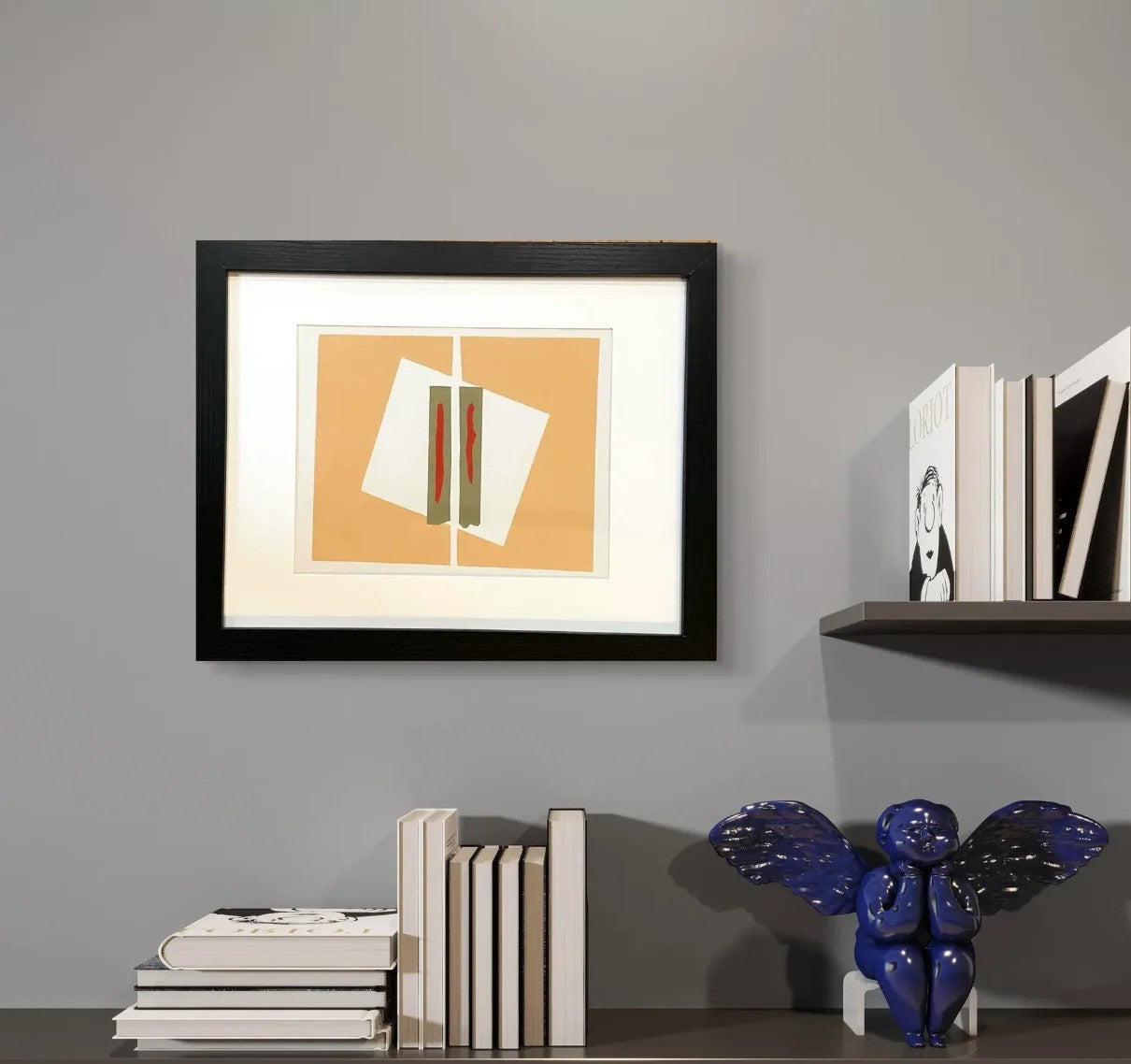 Barbara Beck 1969 Framed and Matted Woodblock Print, Edition of 20