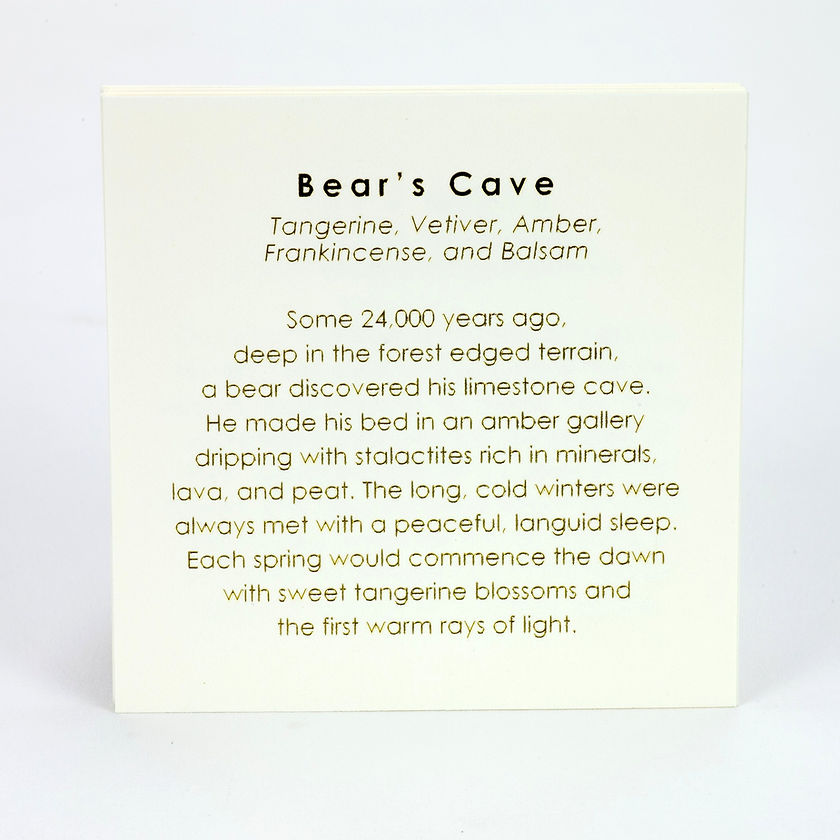 Austin Press - Bear's Cave Candle