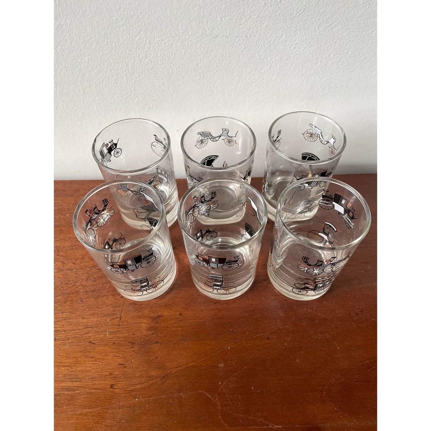1950s Cocktail, Wine or Shot Glasses.