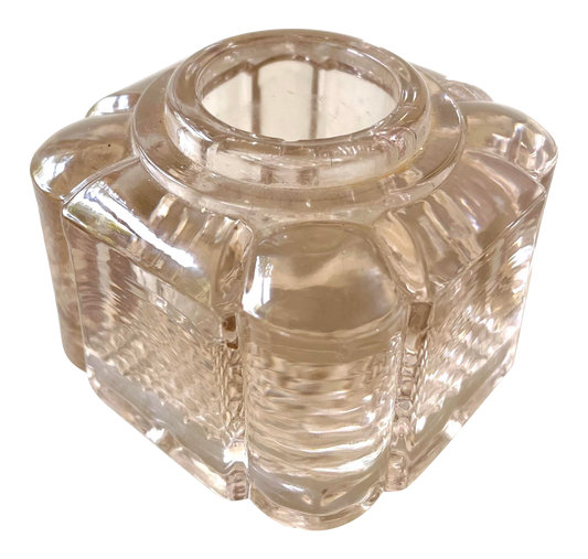 Late 19th Century Inkwell Glass Holder