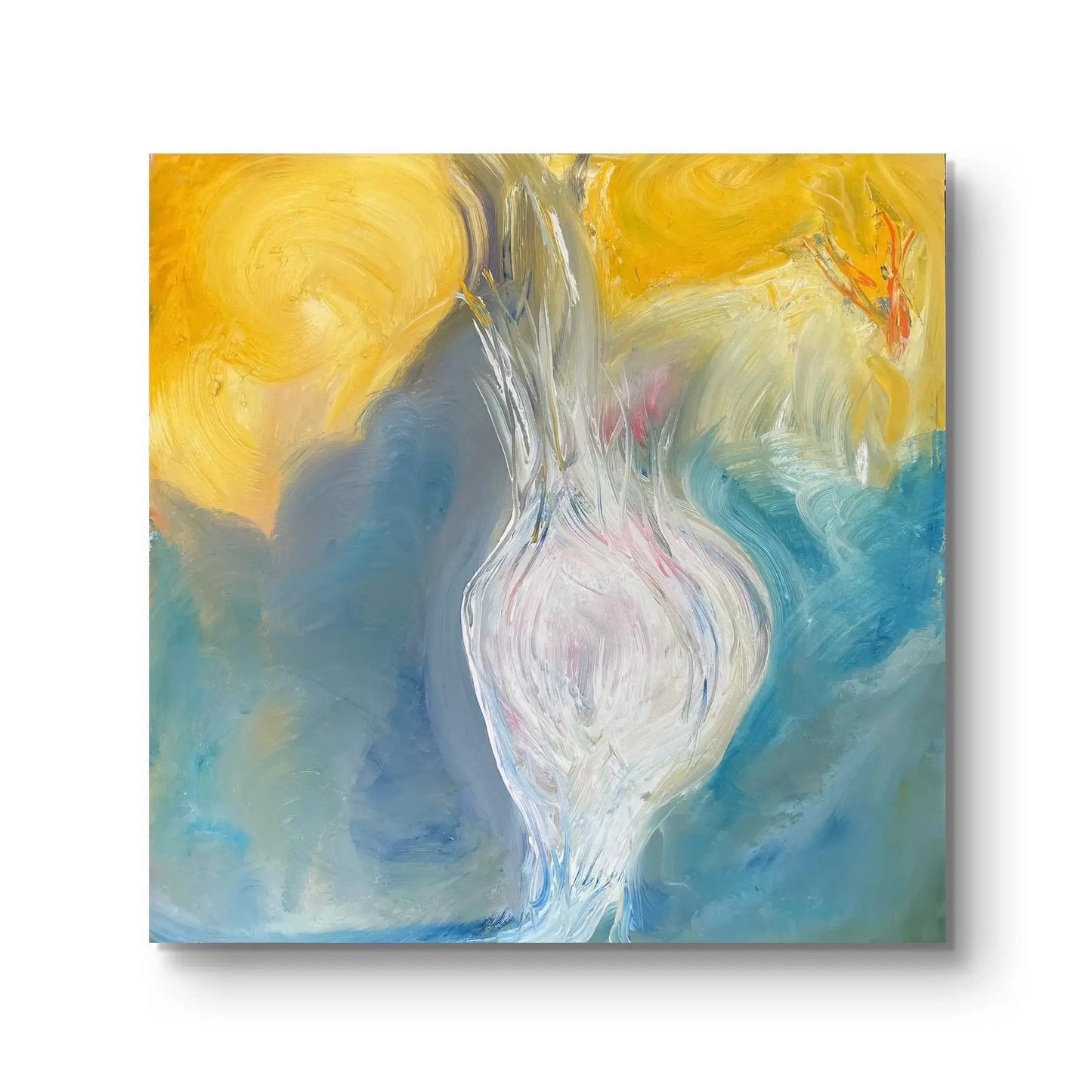 Matthew Izzo Oil Painting on Canvas, Titled Bloom 20” X 20”