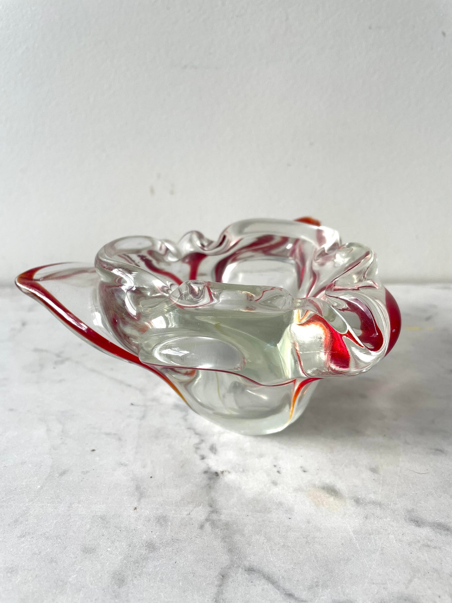 Vintage Mid-Century Murano Glass Ashtray