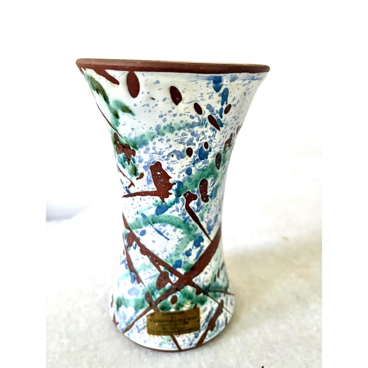 Mid-Century Waterford Pottery Handmade Vase