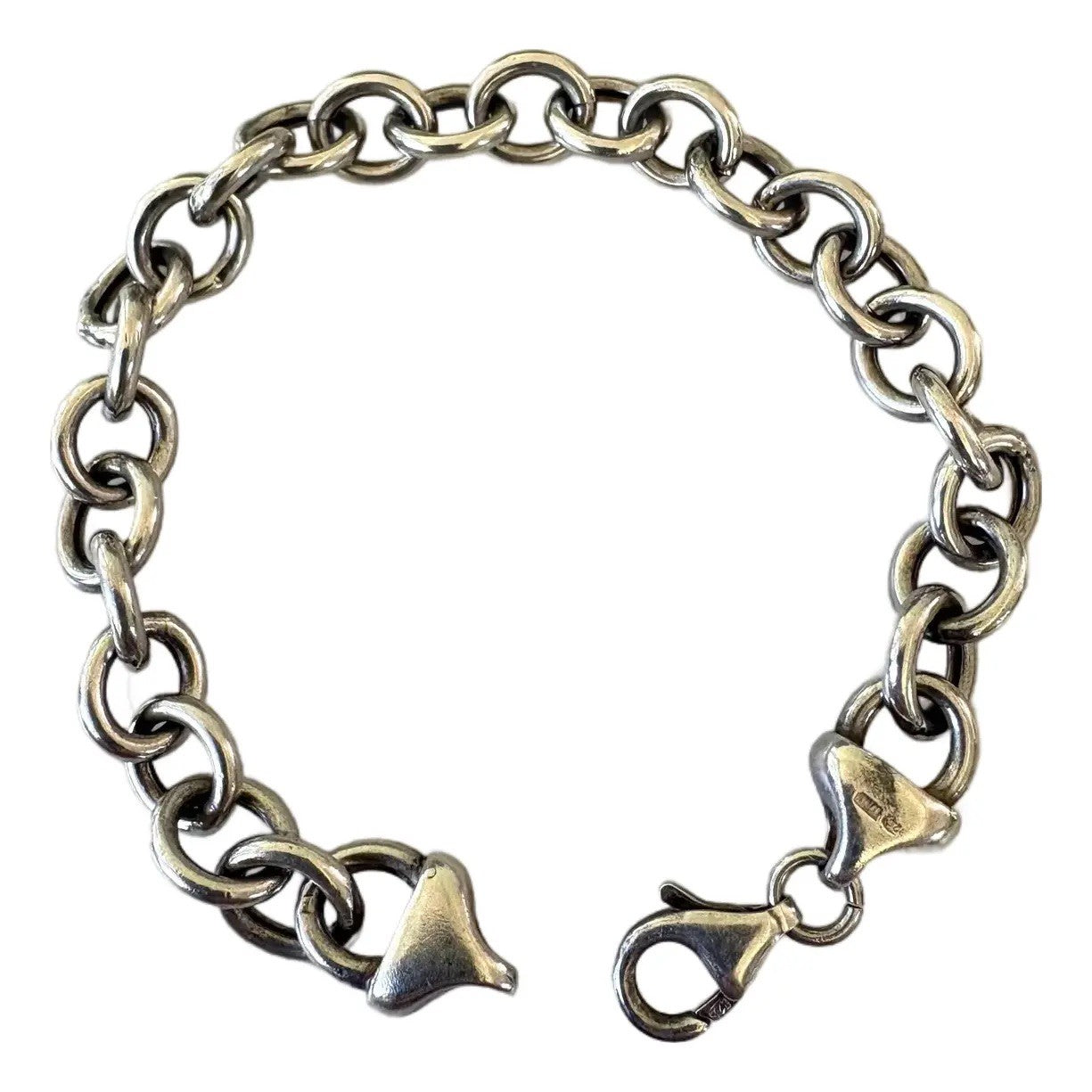 Vintage Sterling Silver Chain Bracelet