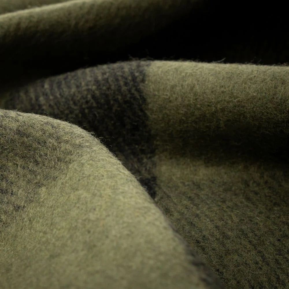 Catskills Wool Blanket - Hunter