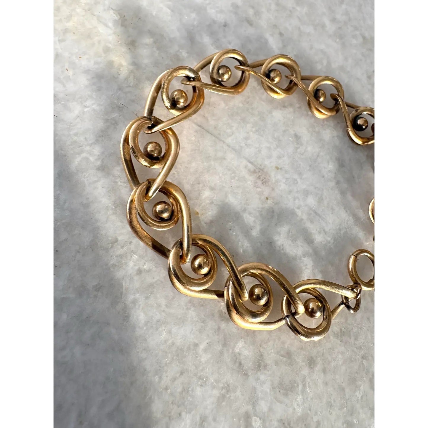 Vintage Gold Fill Chain Link Bracelet