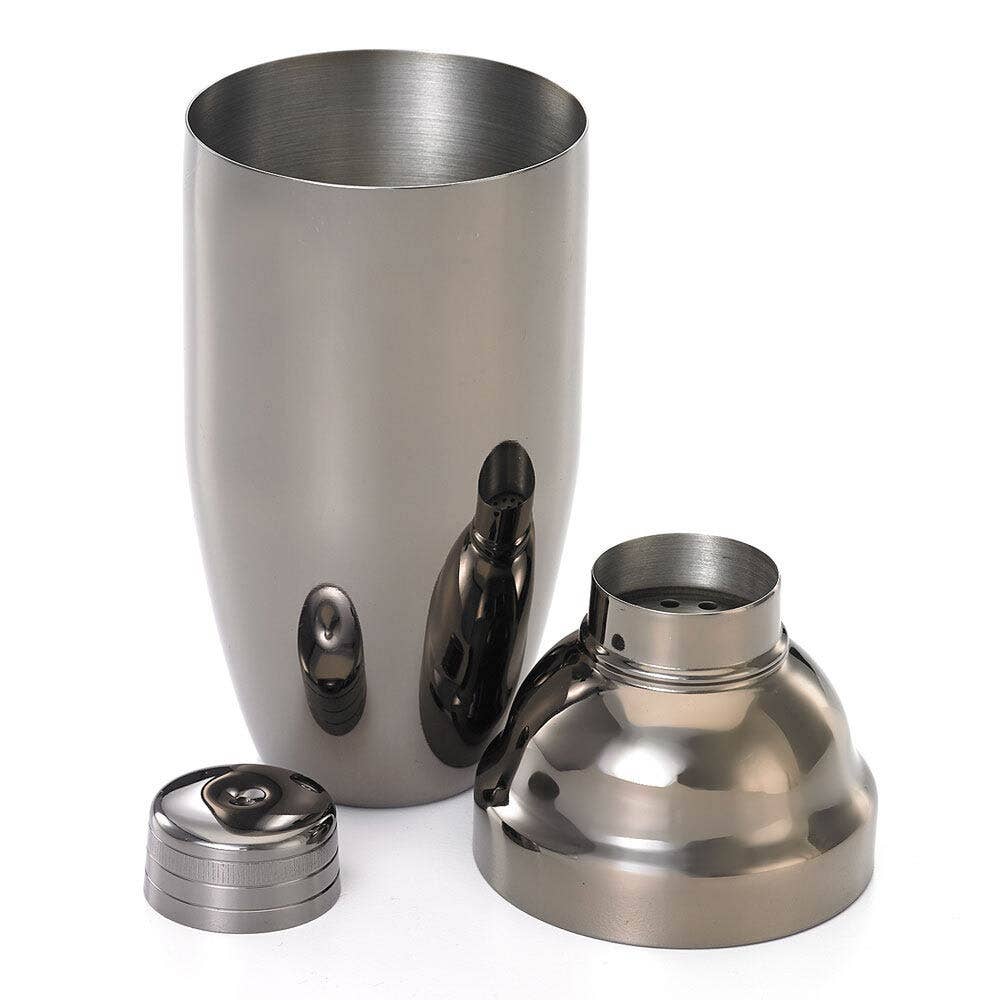 Barfly Cocktail Shaker, 24 oz, Gun Metal Black