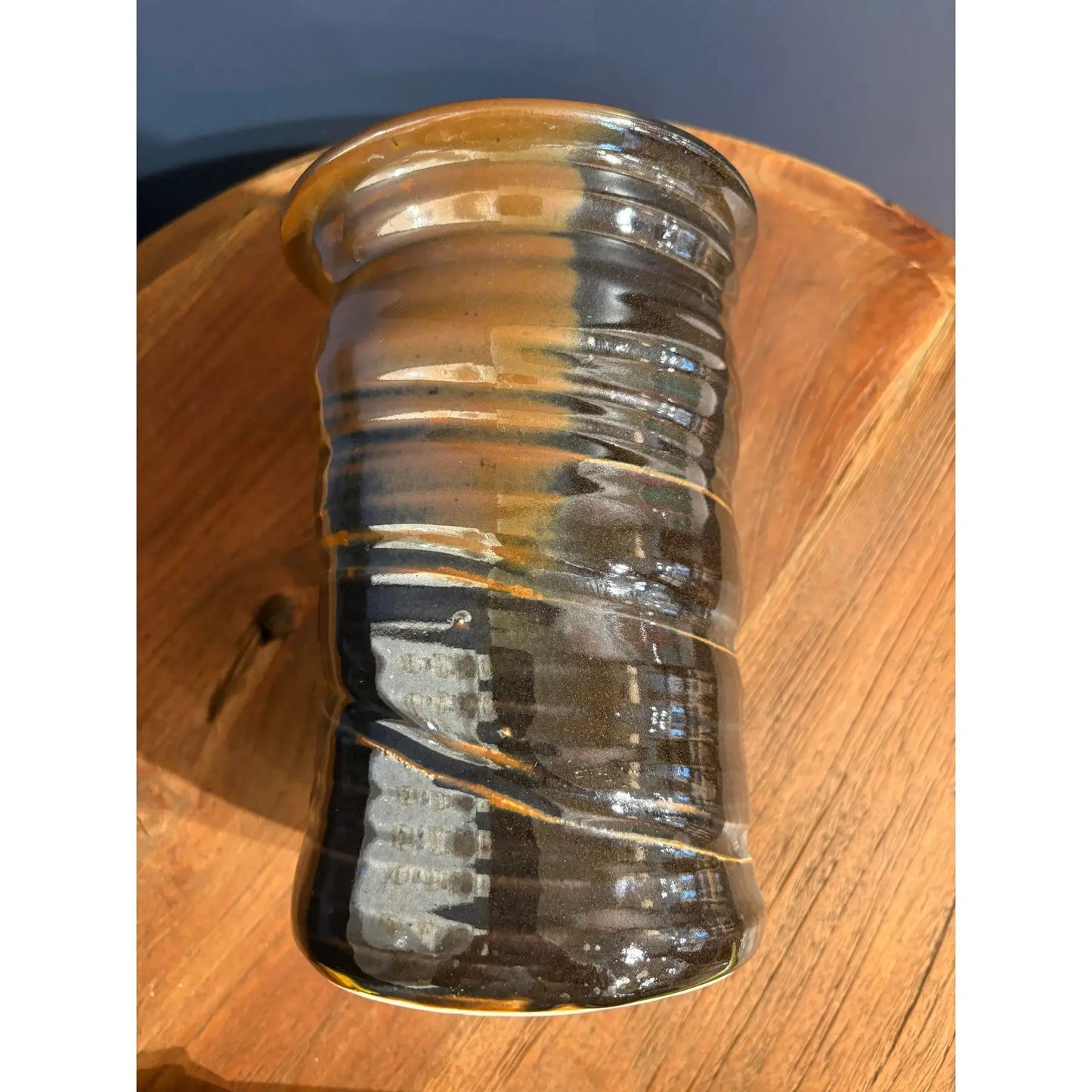 Barbara Beck Handmade Clay Vase - Initialed