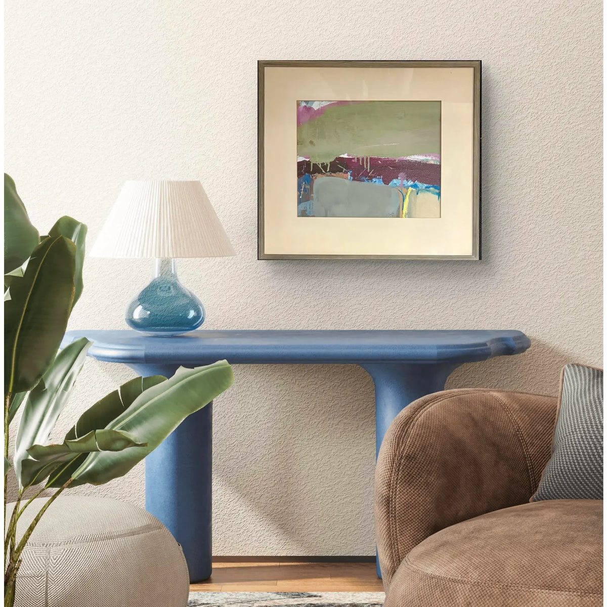 Barbara Beck 1962 Oil Painting on Board, Framed