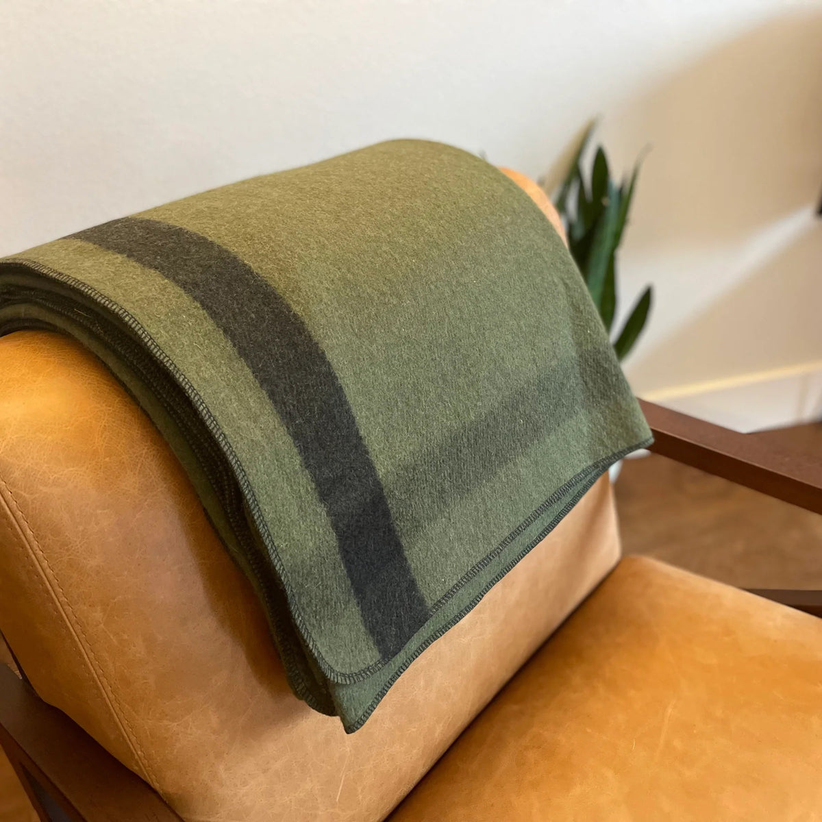 Catskills Wool Blanket - Hunter