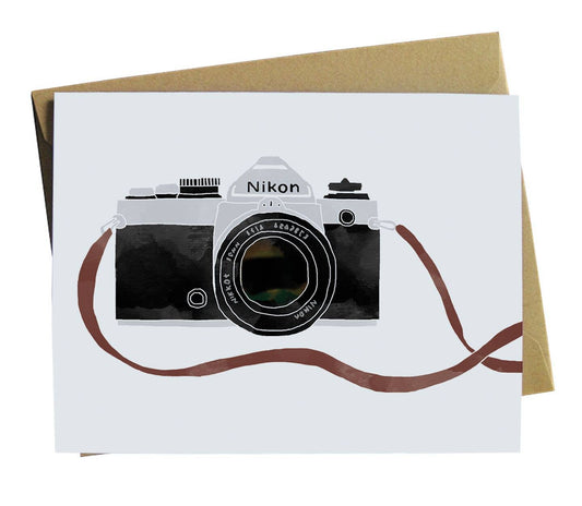 Lobo de Papel - Tarjeta artística de cámara