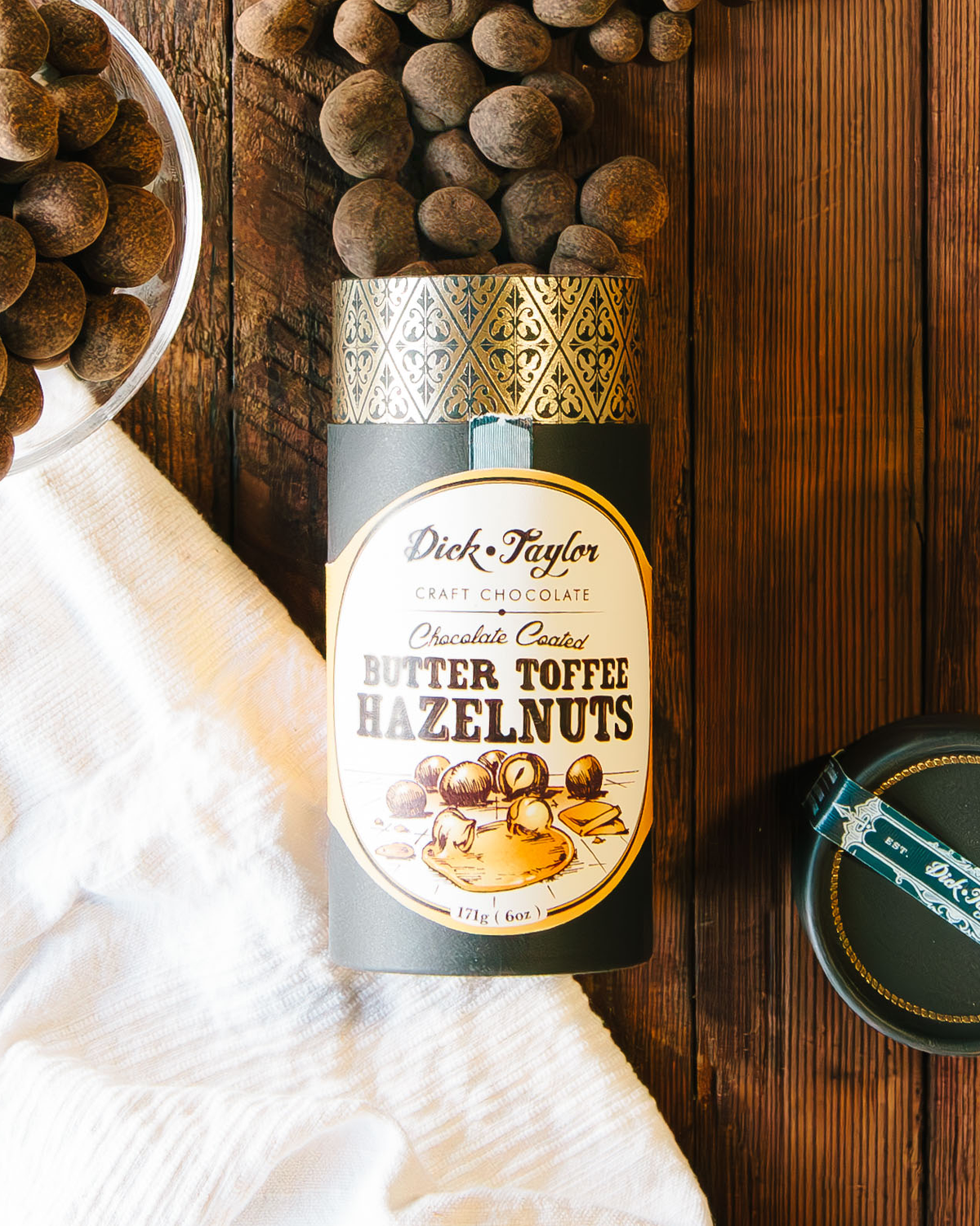 Dick Taylor - Chocolate Coated Butter Toffee Hazelnuts