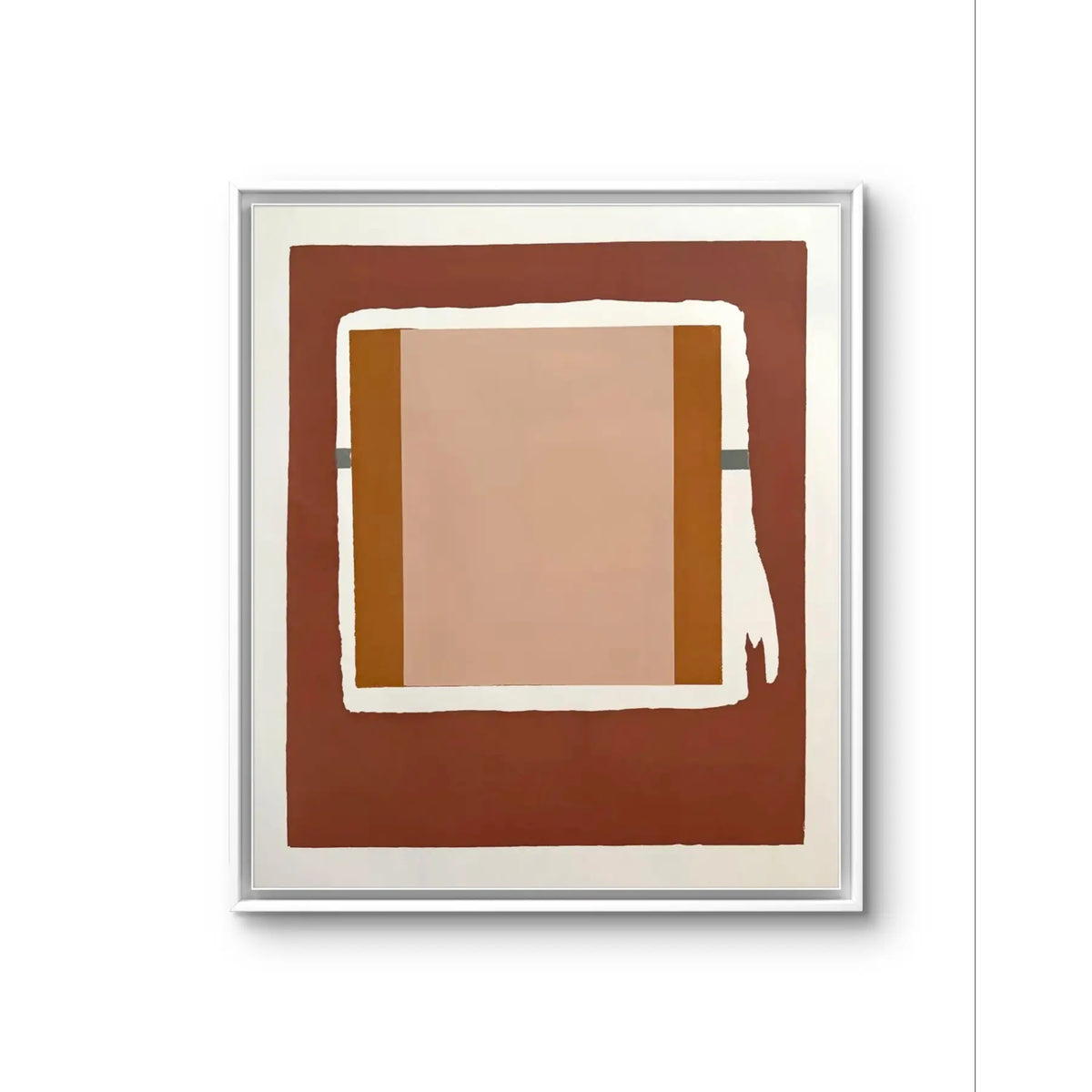 Barbara Beck 1971 Silkscreen Print on Paper, Framed