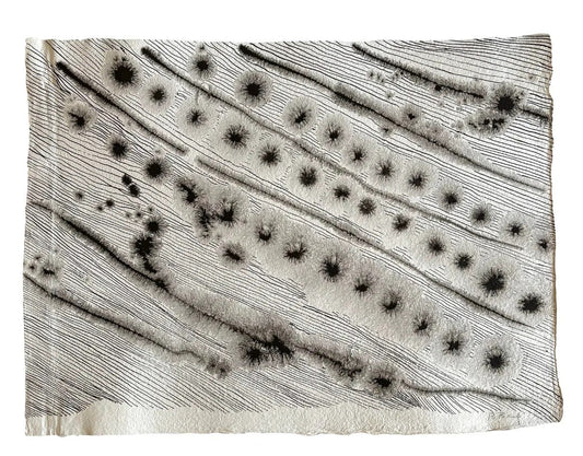 Barbara Beck 1970s Abstract Ink on Paper
