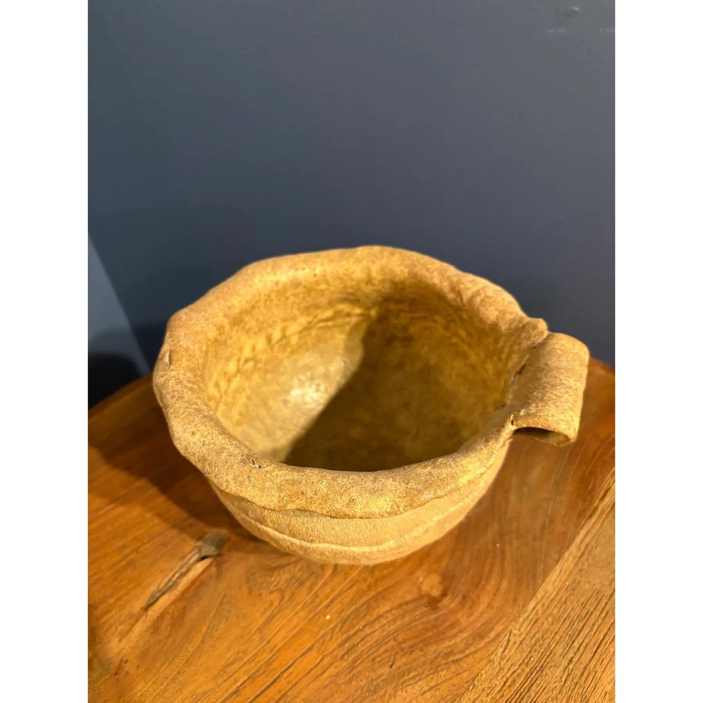 Barbara Beck 1970s Hand-Sculpted Clay Bowl