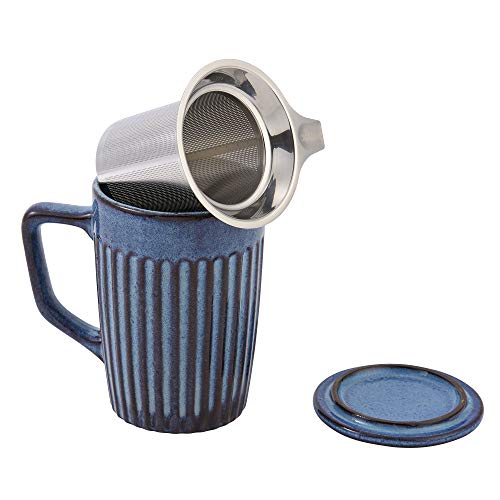 CasaWare - Taza con Infusor de Té Shell 18oz