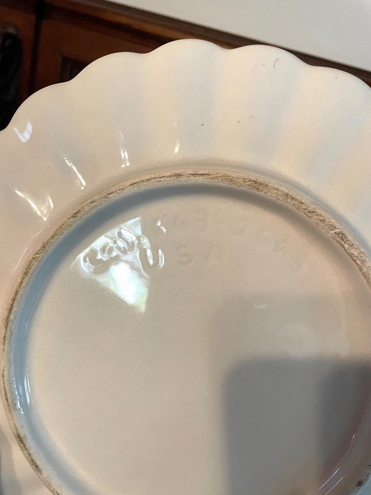 Blue and White Ceramic Soup Tureen With Lid and Dish