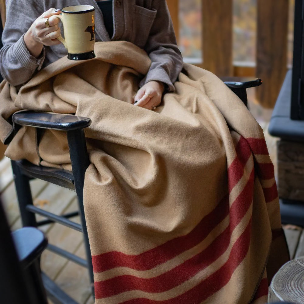 Catskills Wool Blanket - Dry Falls