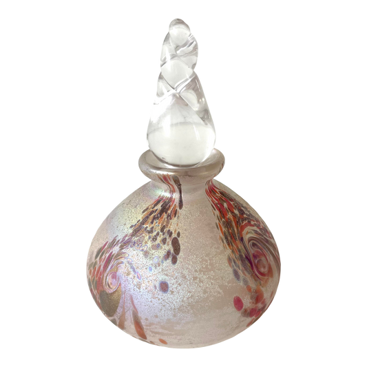 Vintage Hand Blown Art Glass Perfume Bottle