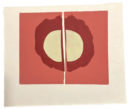 Barbara Beck 1969 Screen Print #1 on Paper