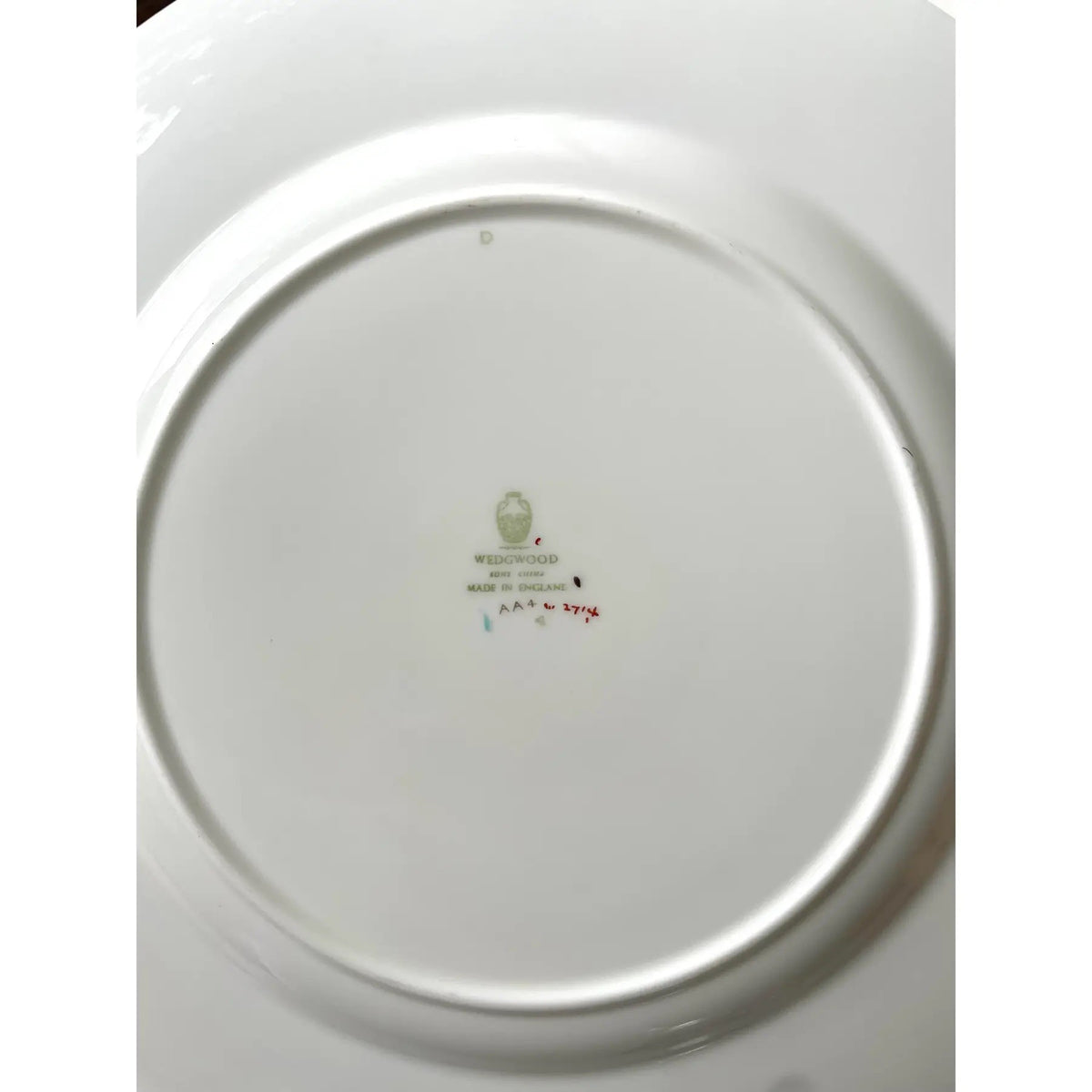 Wedgwood Florentine Dinner Plate, 10.75", Turquoise, Vintage