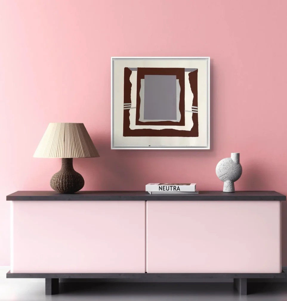 Barbara Beck Mid Century Modern Screen Print on Paper