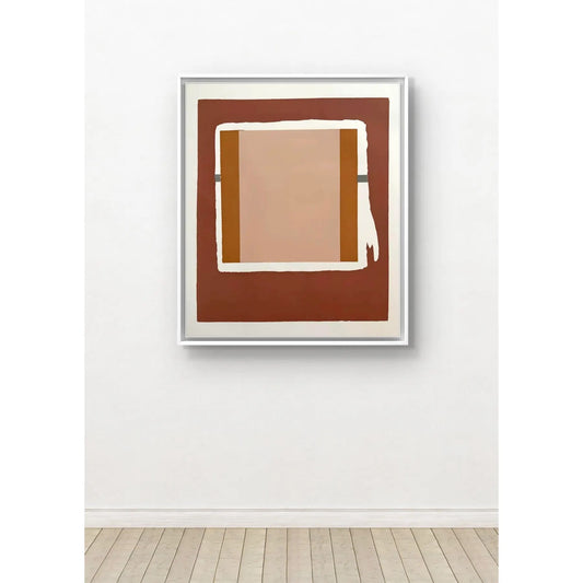 Barbara Beck 1971 Silkscreen Print on Paper, Framed