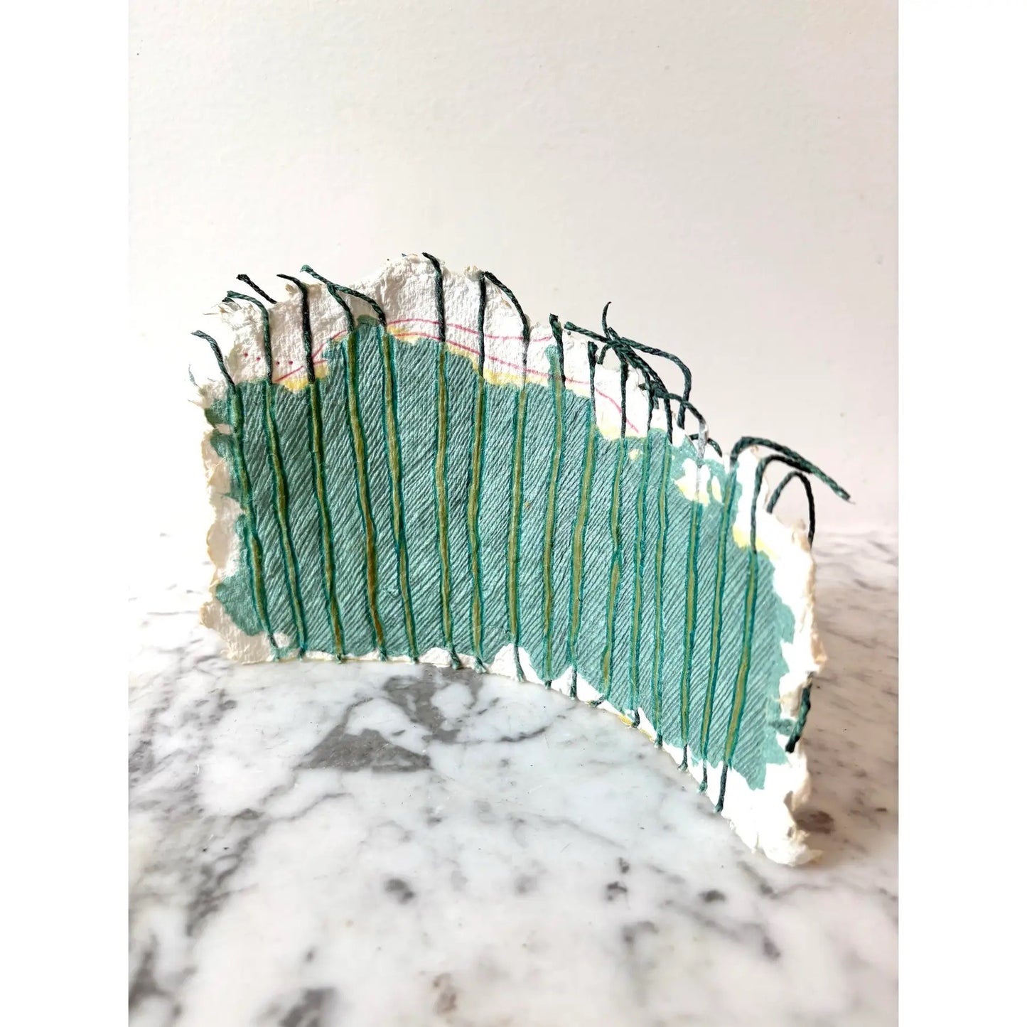 Barbara Beck Free Form Hand Shaped Handmade Paper Sculpture