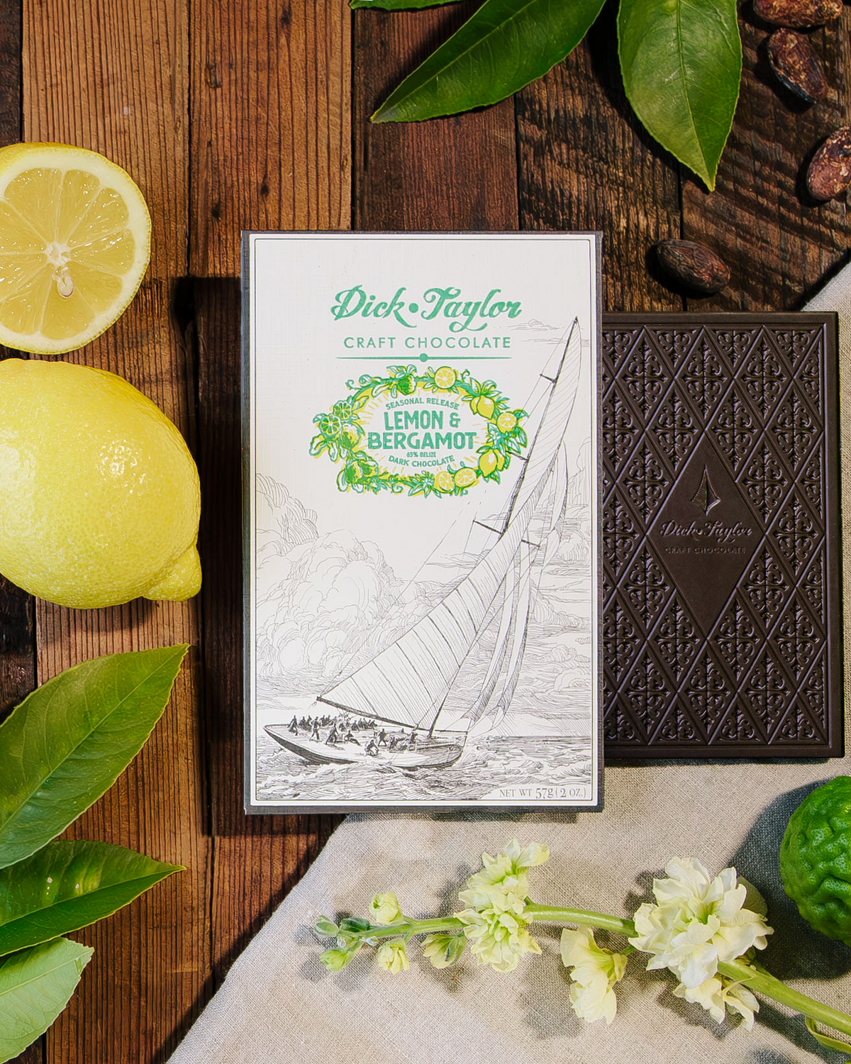 Dick Taylor - Lemon Bergamot 65% Dark Chocolate