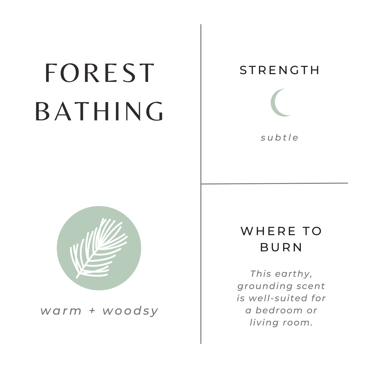 Slow North - Forest Bathing Frosted Candle