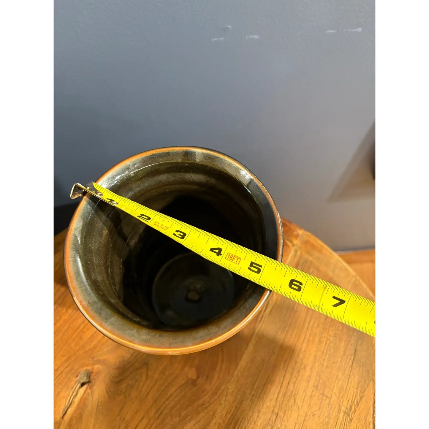 Barbara Beck Handmade Clay Vase - Initialed